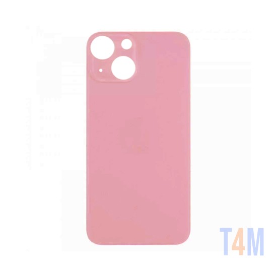 Capa de Silicone com Moldura de Câmera para Apple iPhone 13 Mini Rosa